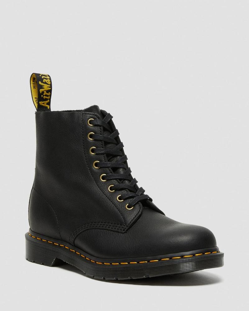 Dr Martens 1460 Pascal Ambassador Læder Snørestøvler Dame Sort | DK 175ZUT